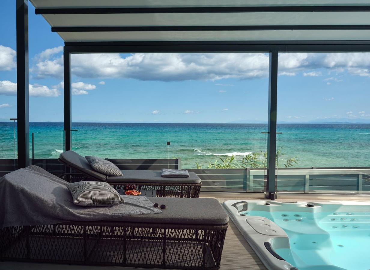 Blue View Villa - Coastal Elegance With Swim Spa, By Zantewize Alykanas  Dış mekan fotoğraf