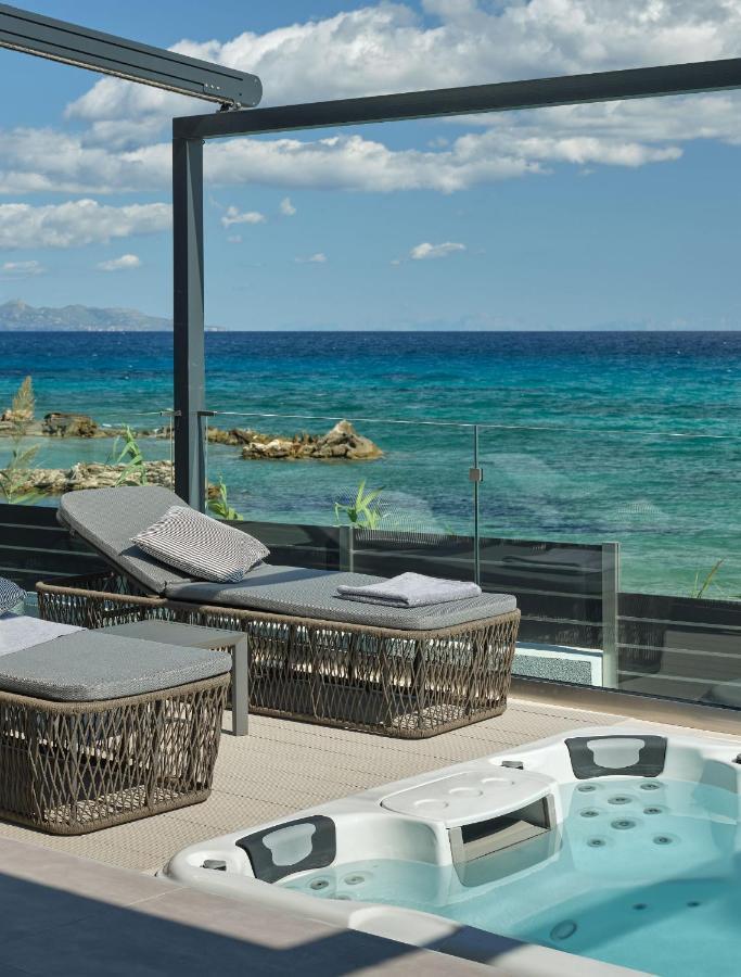 Blue View Villa - Coastal Elegance With Swim Spa, By Zantewize Alykanas  Dış mekan fotoğraf