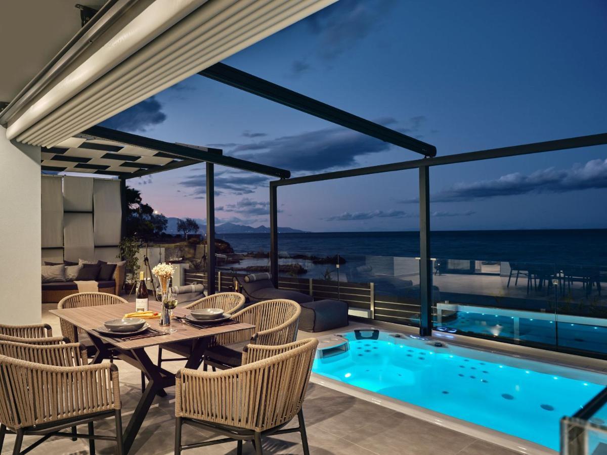 Blue View Villa - Coastal Elegance With Swim Spa, By Zantewize Alykanas  Dış mekan fotoğraf